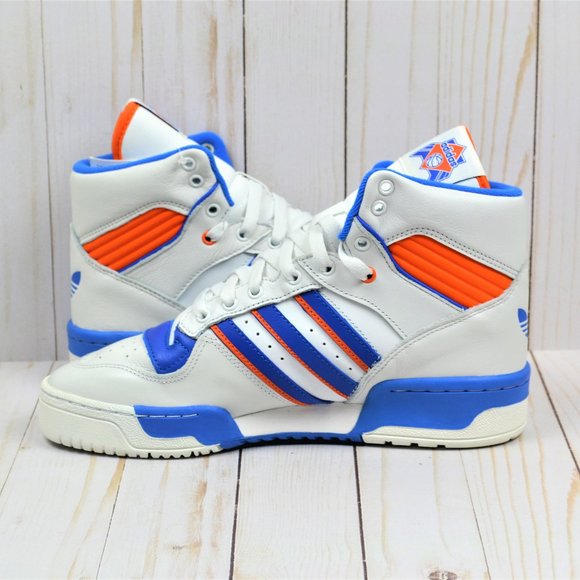 Retro Knicks Adidas Originals Rivalry HighTop SZ 8 - Picture 6 of 7